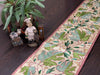 IndicHues Handmade Hand Embroidered With Silk Thread Crewel Work 1x4 feet Table Runner From Kashmir - IndicHues